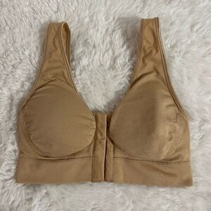 MIRACLE BAMBOO BRA in Tan Size Large